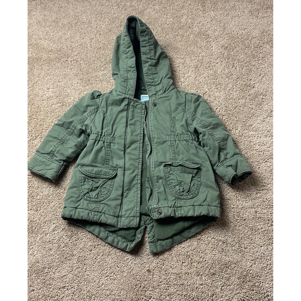 Old Navy Army Green Parka Jacket